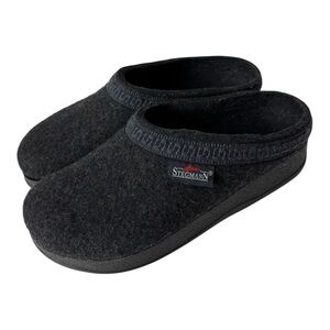 Stegmann Black Wool Clogs Women’s Size 6.5